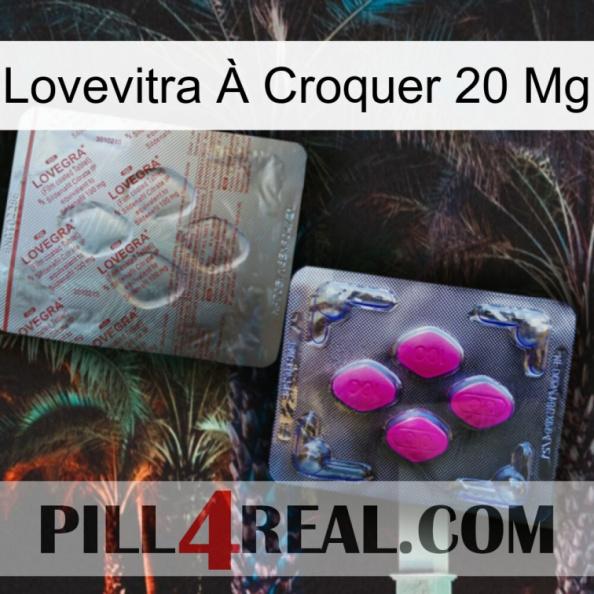 Lovevitra À Croquer 20 Mg 38